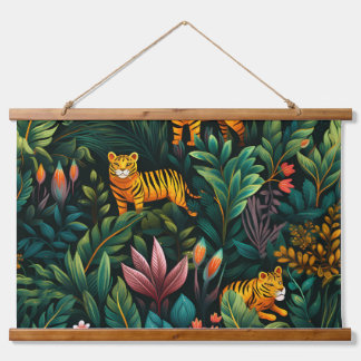 Roar & Explore Rainforest Botanical Hangend Wandkleed