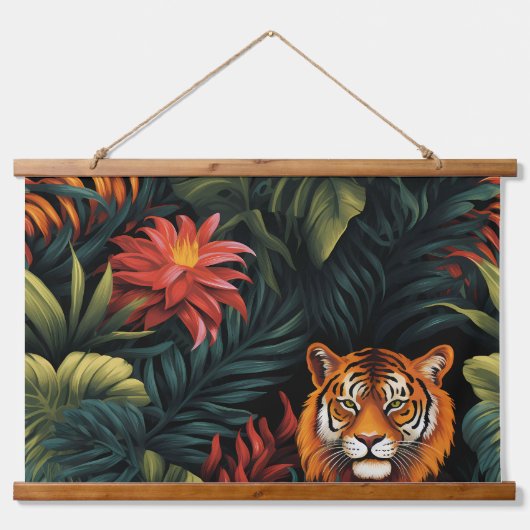 Roar & Explore Rainforest Botanical Hangend Wandkleed (Voorkant)