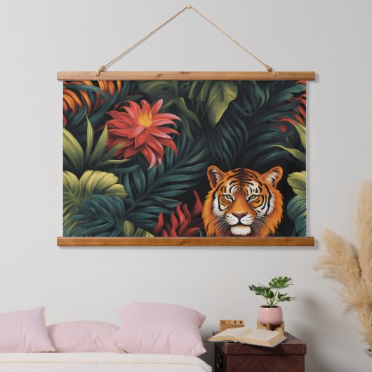 Roar & Explore Rainforest Botanical Hangend Wandkleed (Slaapkamer)