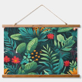 Roar & Explore Rainforest Botanical Hangend Wandkleed (Voorkant)
