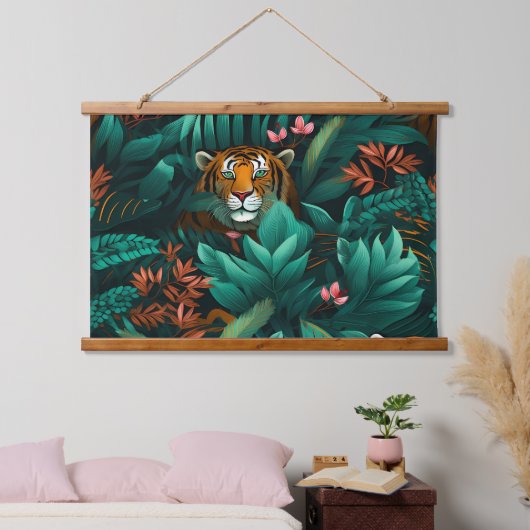 Roar & Explore Rainforest Botanical Hangend Wandkleed (Slaapkamer)