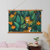 Roar & Explore Rainforest Botanical Hangend Wandkleed (Slaapkamer)