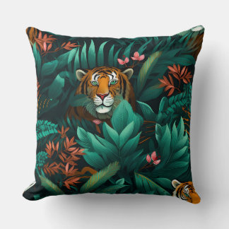 Roar & Explore Rainforest Botanical Kussen
