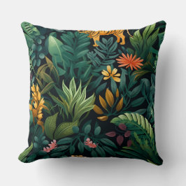 Roar & Explore Rainforest Botanical Kussen