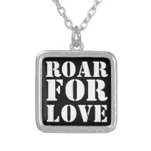 Roar for Love Ketting (zwart)