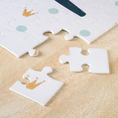 ROAR green Dinosaur Birthday Dank je wel Legpuzzel (Zijkant)