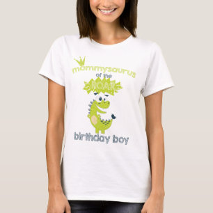 ROAR Green Gepersonaliseerde Dinosaurus Verjaardag T-shirt