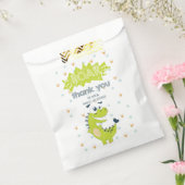 ROAR Groene Dinosaurus Verjaardag Dank u Bedankzakje (Gezegeld)