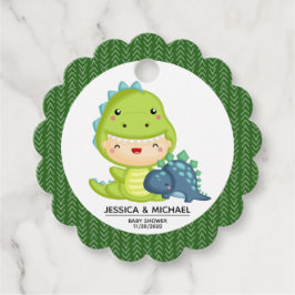 Roar Het is een Dinosaur Baby shower Bedankjes Labels