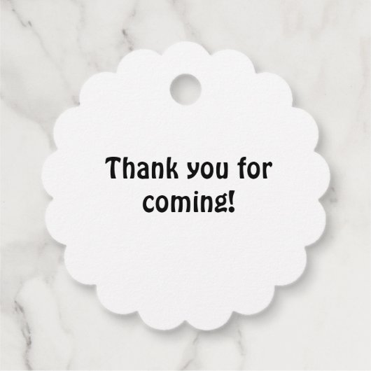 Roar Het is een Dinosaur Baby shower Bedankjes Labels (Achterkant)