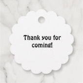 Roar Het is een Dinosaur Girl Baby shower Bedankjes Labels (Achterkant)