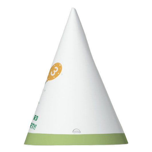 Roar Ik ben een 3-Rex Kinder derde verjaardag Feesthoedjes (Rechts)