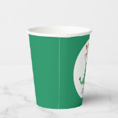 Roar Ik ben een 3-Rex Kinder derde verjaardag part Papieren Bekers (Rechts)