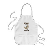 ROAR! I'm Cooking Funny Dinosaur Chef Kid's Apron Kinder Schort (Voorkant)