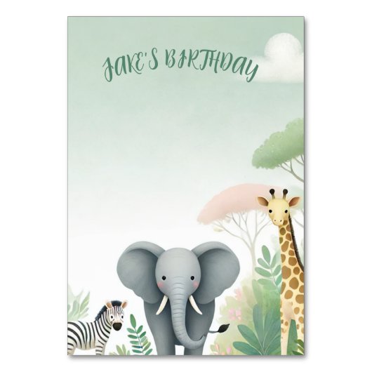 Roar in het plezier met deze tafel Kaart (Voorkant)