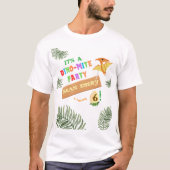 Roar in kleur: verbluffende dinosaurus t-shirt (Voorkant)