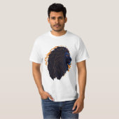 Roar in stijl: Leeuw Vector Art T-shirt ontwerp (Voorkant volledig)