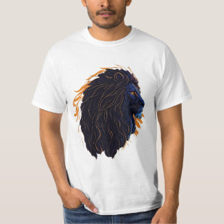 Roar in stijl: Leeuw Vector Art T-shirt ontwerp