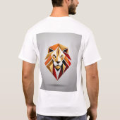 Roar in Style: Majestic Lion T-shirt (Achterkant)
