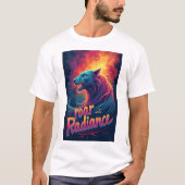 "Roar into Radiance" Tiger Graphic T-shirt (Voorkant)