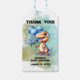 Roar it a boy dinosaurus Dank je Cadeaulabel