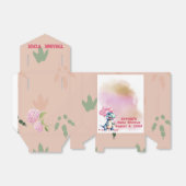 Roar It's A Girl T-Rex Baby Dinosaur Pink Bedankdoosjes (Uitgevouwen)