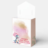 Roar It's A Girl T-Rex Baby Dinosaur Pink Bedankdoosjes (Geopend)