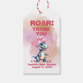 Roar It's A Girl T-Rex Baby Dinosaur Pink Cadeaulabel