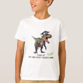 Roar Klasse van 2024 Kinder Dinosaurus Afstuderen T-shirt (Voorkant)