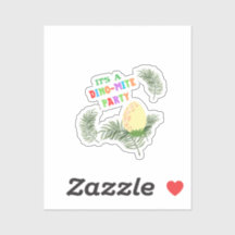 Roar kleur: prachtige dinosaurus verjaardag