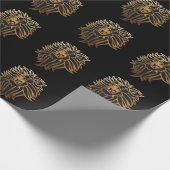 Roar Lion Graphic Cadeaupapier (Hoek)