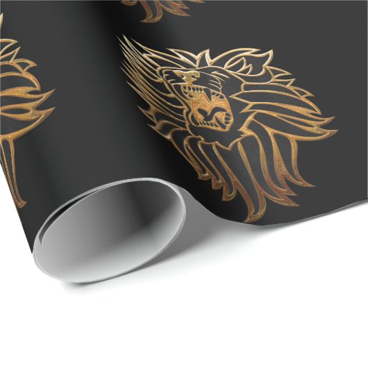 Roar Lion Graphic Cadeaupapier (Rol Hoek)
