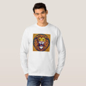 "Roar met een glimlach" T-shirt (Voorkant volledig)