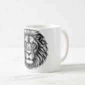 Roar met Pride Lion T-shirt Koffiemok (Voorkant rechts)