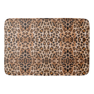 Roar met Stijl: Custom Leopard Print Badmat