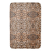 Roar met Stijl: Custom Leopard Print Badmat (Voorkant Verticaal)