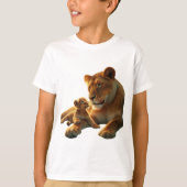 Roar met trots in dit Leeuw T-shirt (Voorkant)
