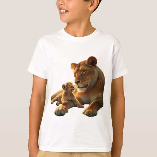 Roar met trots in dit Leeuw T-shirt (Voorkant)
