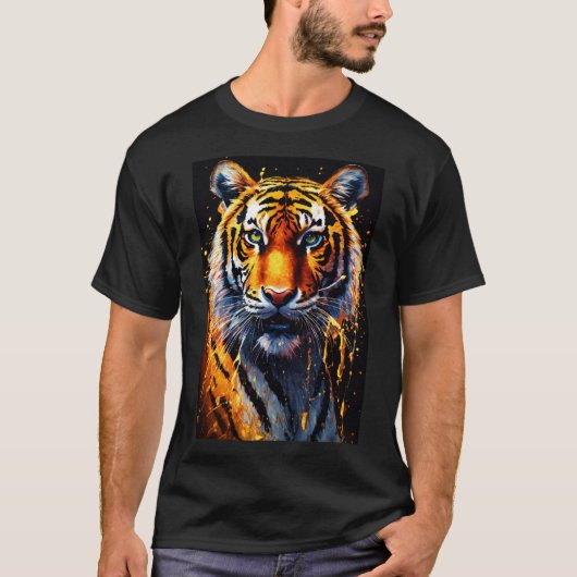Roar Mode: Aan, Blijf Wild, Blijf Fierce T-shirt (Voorkant)