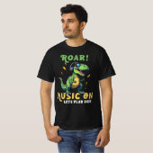 Roar Music On Lets Play Dude T-shirt (Voorkant volledig)
