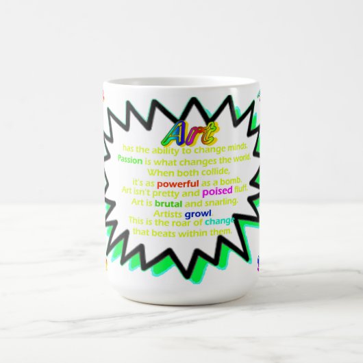 Roar of Change Coffee Mok (Center)