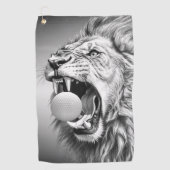 Roar of the Lion Hold Golf Ball Golfhanddoek (Voorkant)