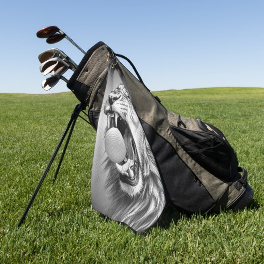 Roar of the Lion Hold Golf Ball Golfhanddoek (Groen)