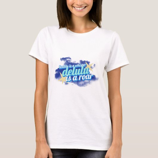 Roar Over Fluister Inspirerend T-shirt (Voorkant)