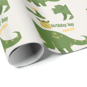 Roar Party Dieren Verjaardag Cadeaupapier (Rol Hoek)