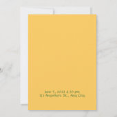 Roar Party Dieren Verjaardag Kaart (Achterkant)