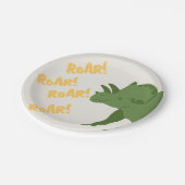 Roar Party Dieren Verjaardag Papieren Bordje (Gekanteld)