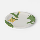 Roar Party Dieren Verjaardag Papieren Bordje (Gekanteld)