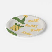 Roar Party Dieren Verjaardag Papieren Bordje (Gekanteld)