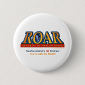 ROAR PIN RONDE BUTTON 5,7 CM (Voorkant)